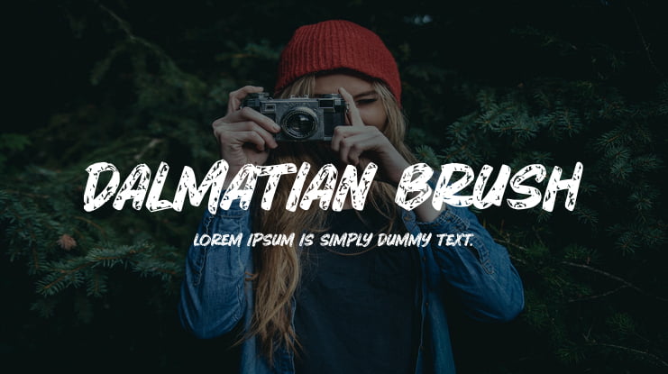 Dalmatian Brush Font