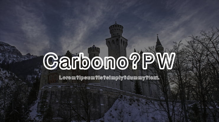 Carbono PW Font