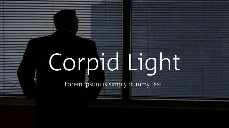 Corpid Light Font Family