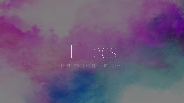 TT Teds Font Family