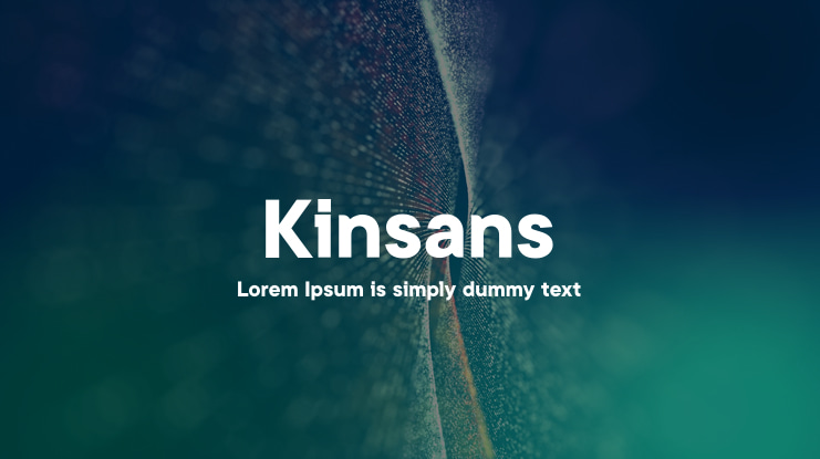 Kinsans Font