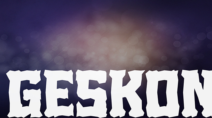 GESKON Font