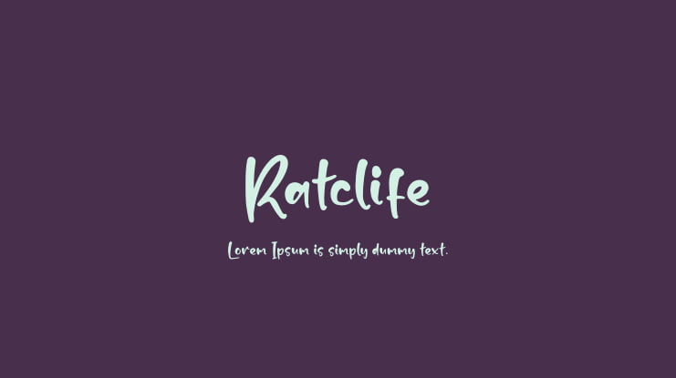 Ratclife Font