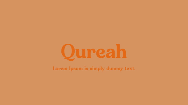 Qureah Font