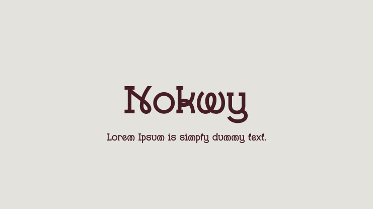 Nokwy Font