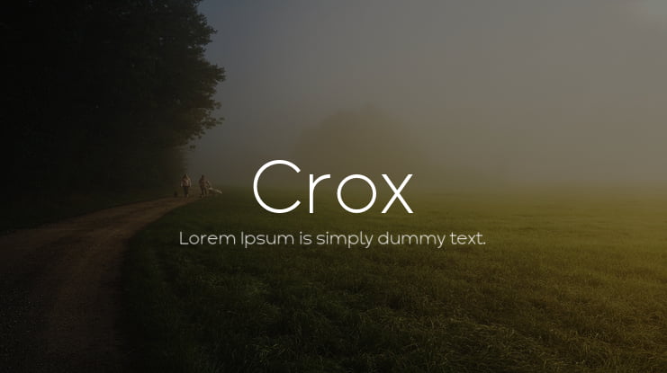 Crox Font Family
