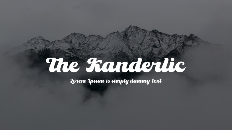 The Kanderlic Font