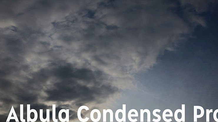 Albula Condensed Pro Font