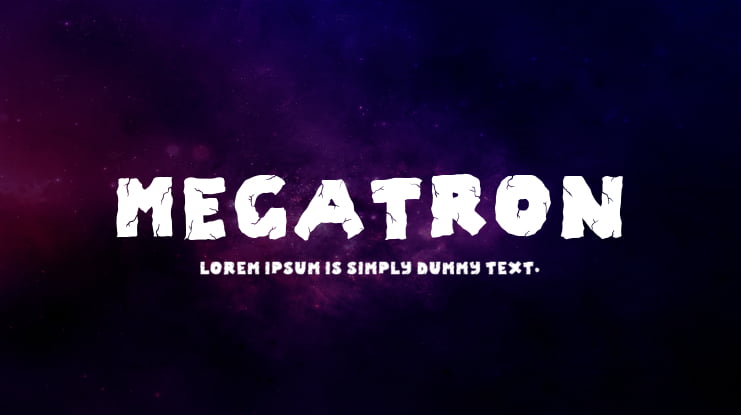 MEGATRON Font