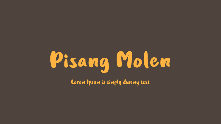 Pisang Molen Font
