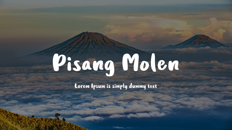 Pisang Molen Font