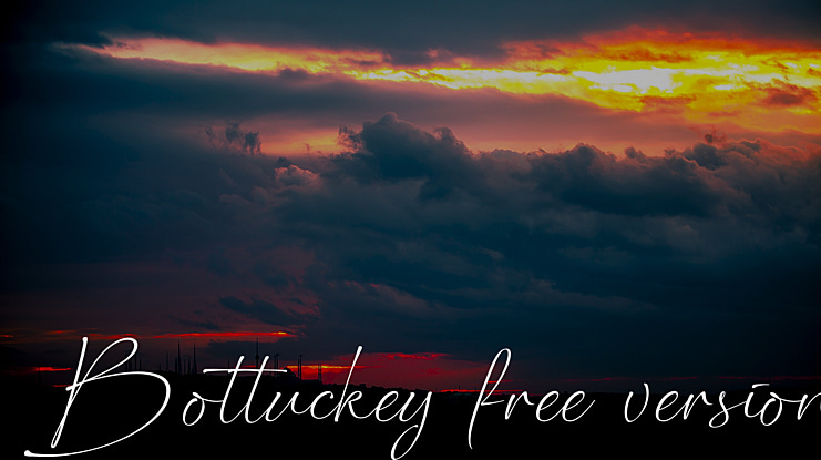 Bottuckey free version Font