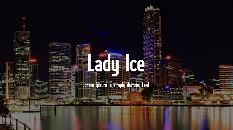 Lady Ice Font Family