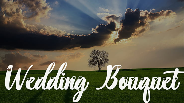 Wedding Bouquet Font