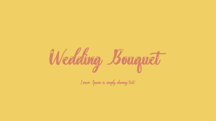Wedding Bouquet Font