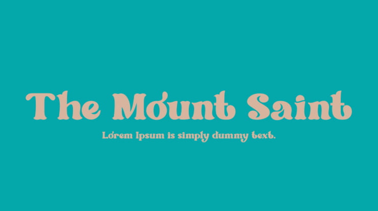 The Mount Saint Font