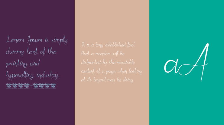 The Bad Signature Font