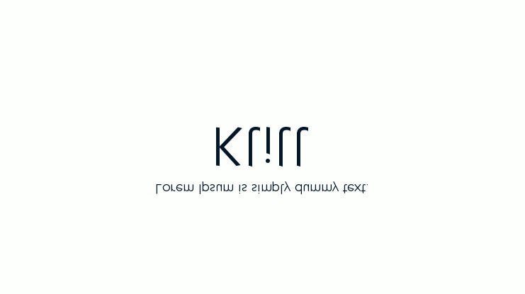 Klill Font Family