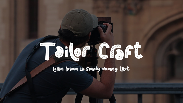 Tailor Craft Font