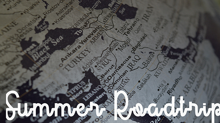 Summer Roadtrip Font