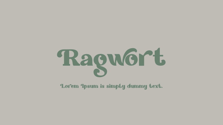 Ragwort Font