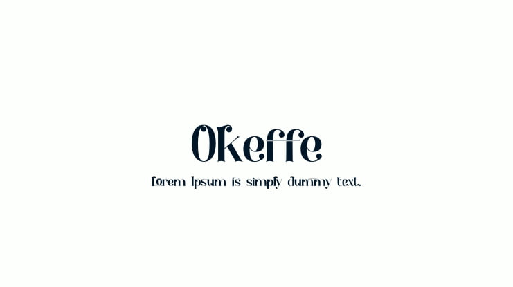 Okeffe Font