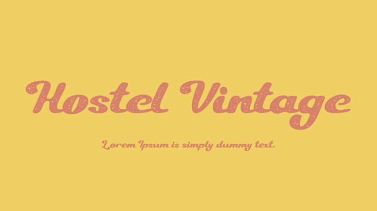 Hostel Vintage Font