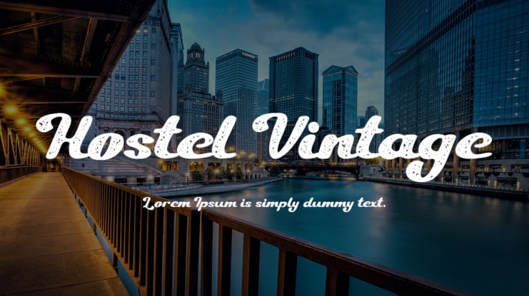 Hostel Vintage Font