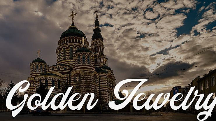 Golden Jewelry Font