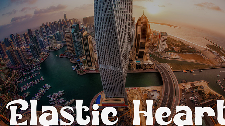 Elastic Heart Font