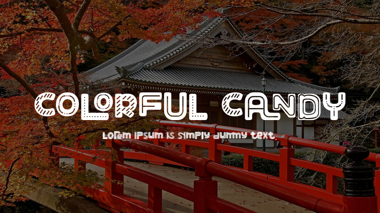 COLORFUL CANDY Font