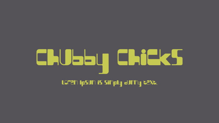 Chubby Chicks Font