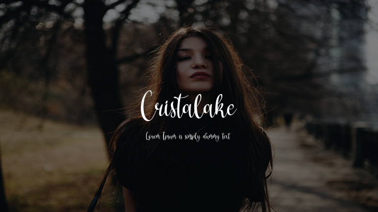 Cristalake Font Family