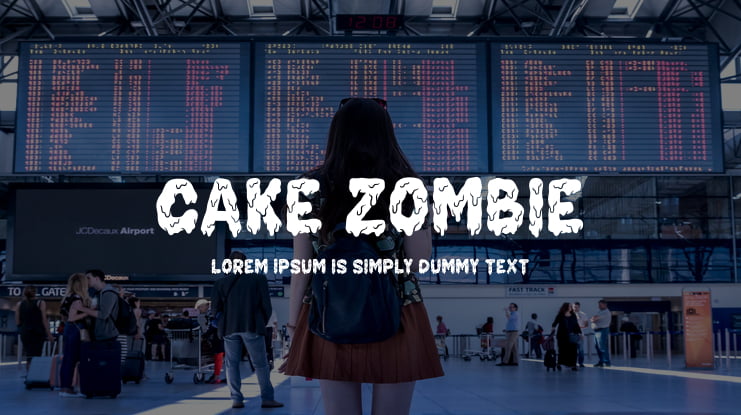 Cake Zombie Font