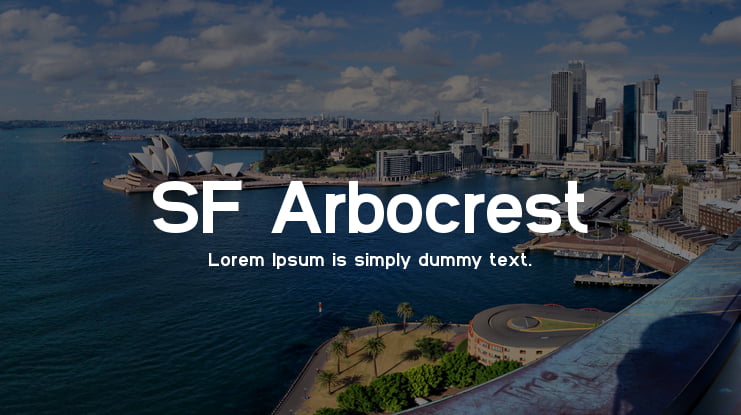 SF Arbocrest Font Family