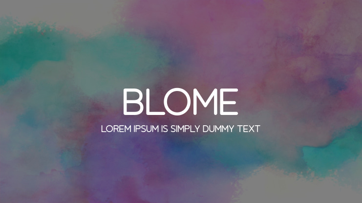 Blome Font