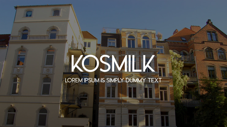 Kosmilk Font