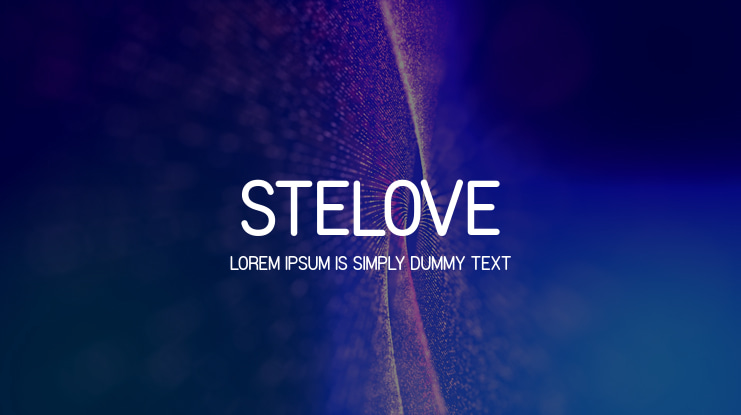 Stelove Font