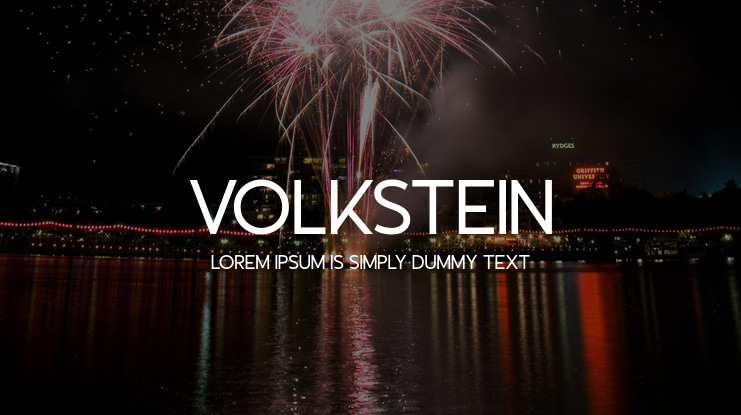 Volkstein Font