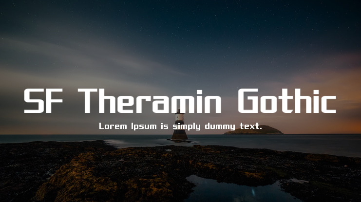SF Theramin Gothic Font Family