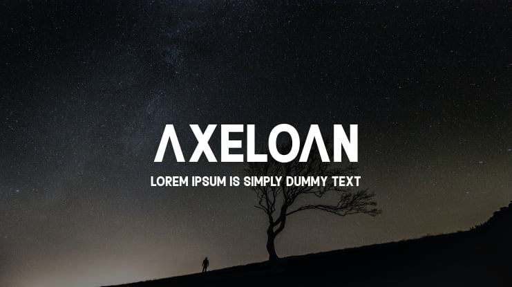 Axeloan Font