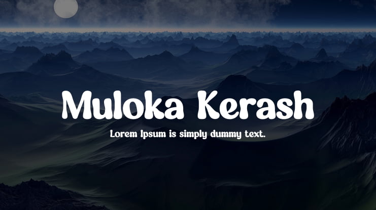 Muloka Kerash Font