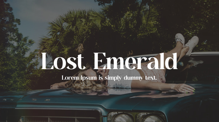 Lost Emerald Font