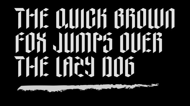 AbjaD - Modern Gothic Font