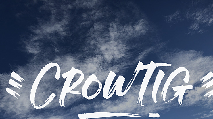 Crowtig Font