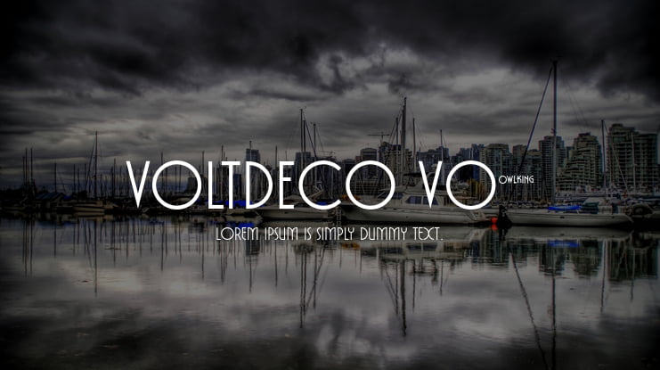 VOLTDECO V02 Font Family