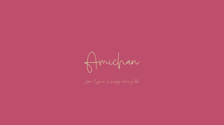 Amichan Font