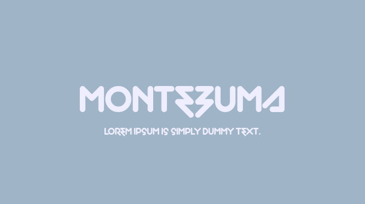 Montezuma Font