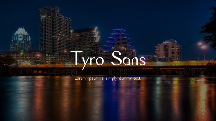 Tyro Sans Font