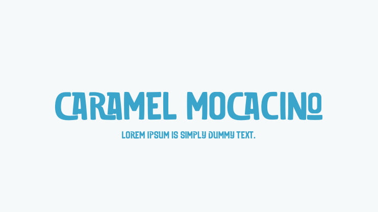 CARAMEL MOCACINO Font